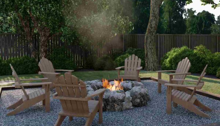 Low Cost Fire Pit Landscape Design