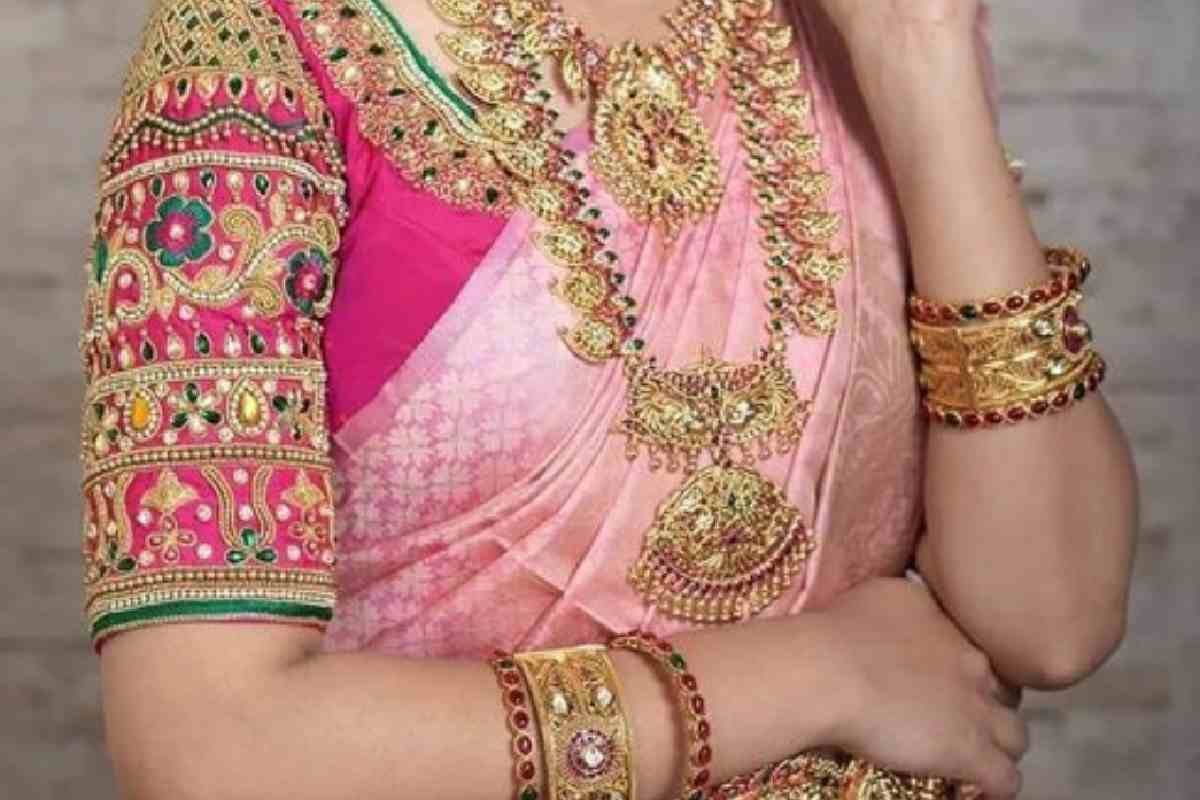 Marriage Bridal Maggam Work Blouse Designs