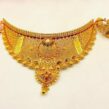 Marriage Gold Necklace Latest Gold Choker Designs With Weight