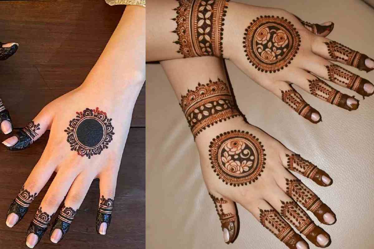 Simple Mehndi Design Photo Back Hand