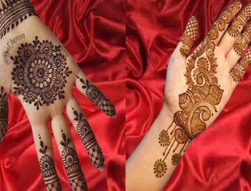 Mehandi Design Simple Front Hand