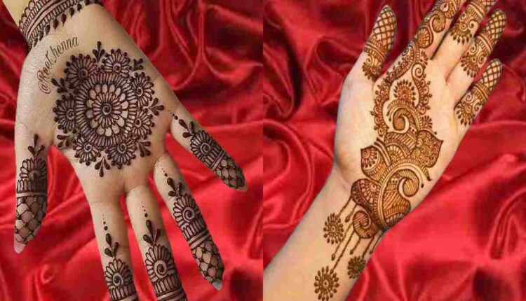 Mehandi Design Simple Front Hand